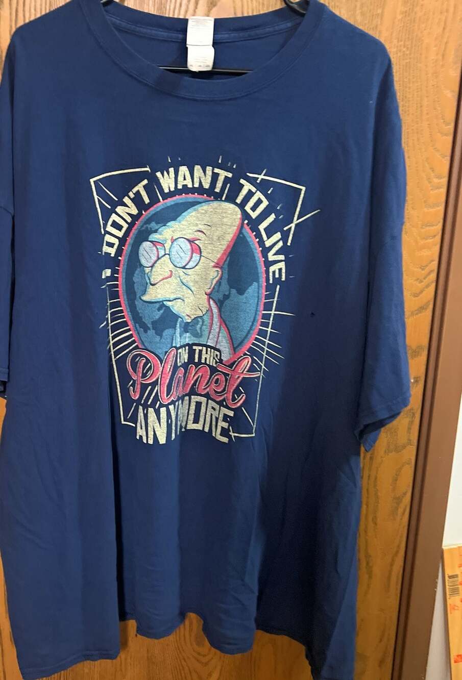 Futurama Professor Farnsworth I Don't Want To Live On This Planet Anymore Shirt